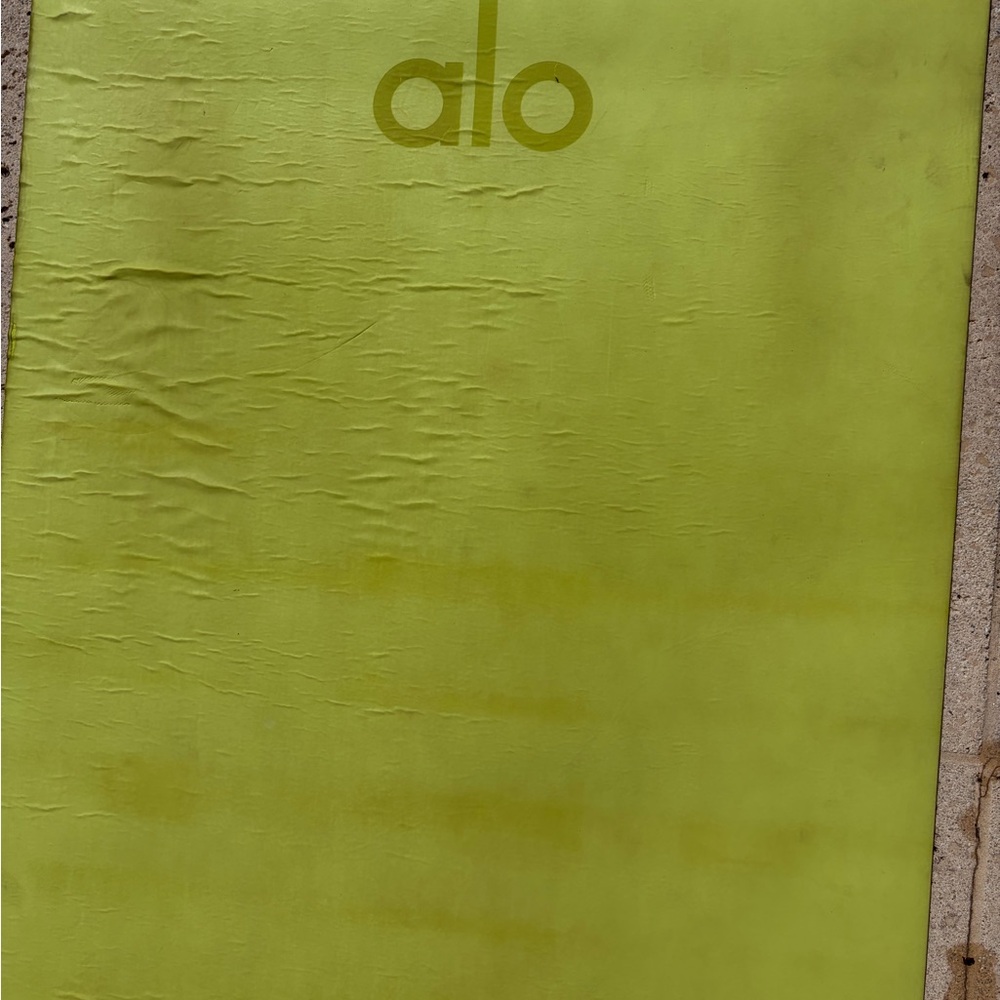 ALO Yoga Neon Yellow Yoga Mat
